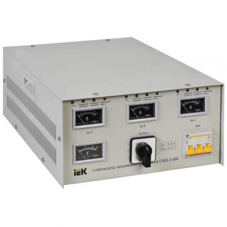 Стабилизатор напряжения трехфазный СНИ3-3 кВА IEK IVS10-3-03000