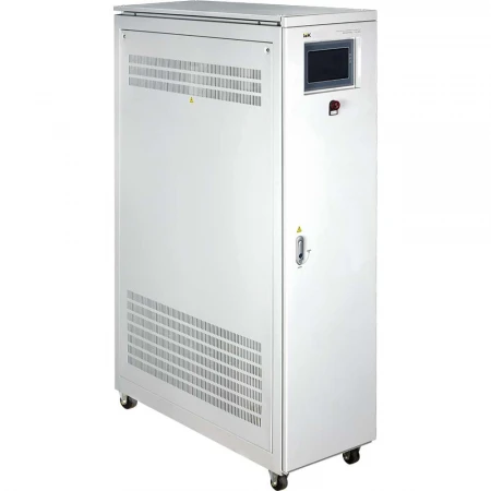 Стабилизатор напряжения трёхфазный напольный 100кВА INDUSTRIAL IEK IVS10-3-100-12