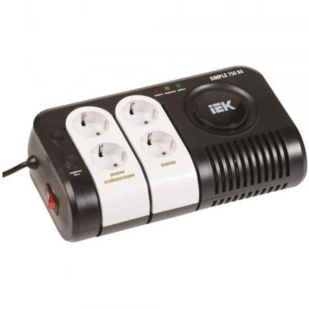 Стабилизатор напряжения серии Simple 0,75 кВА IEK IVS25-1-00750