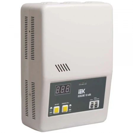 Стабилизатор напряжения настенный серии Ecoline 10 кВА IEK IVS27-1-10000