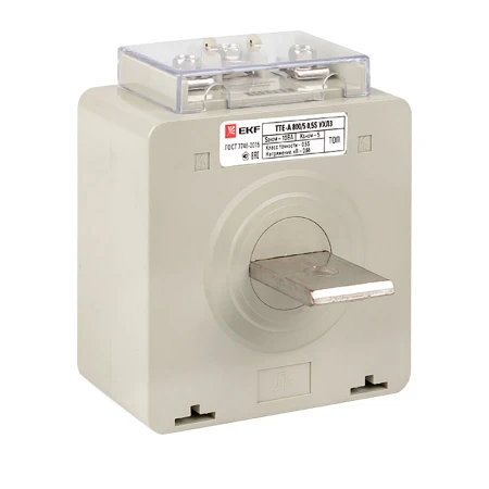 Трансформатор тока ТТЕ-A-800/5А с клеммой напряжения класс точности 0,5S EKF PROxima tte-S-800-0.5S
