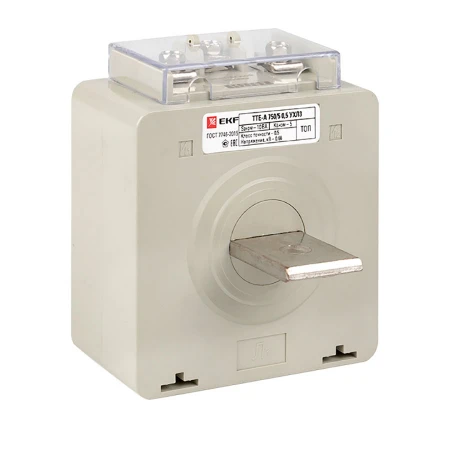 Трансформатор тока ТТЕ-A-750/5А с клеммой напряжения класс точности 0,5 EKF PROxima tte-S-750