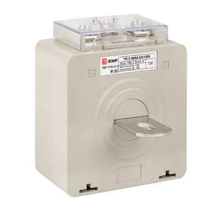 Трансформатор тока ТТЕ-A-200/5А с клеммой напряжения класс точности 0,5S EKF PROxima tte-S-200-0.5S