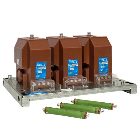 Трёхфазная группа трансформаторов напряжения НИОЛ-СТ-10-2М1-100/V3/100/V3/100/3-0,5/0,5/3Р-20ВА/20ВА/100ВА У2 3NIOLST-21332-20/20/100ВА