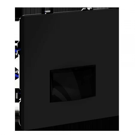 Датчик движения встраиваемый Voltum S70, (черный матовый) VLS070508