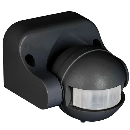 ИК датчик движения наст. 1200Вт 180гр. до 12м IP44 MS-39b черный EKF PROxima dd-ms-39b