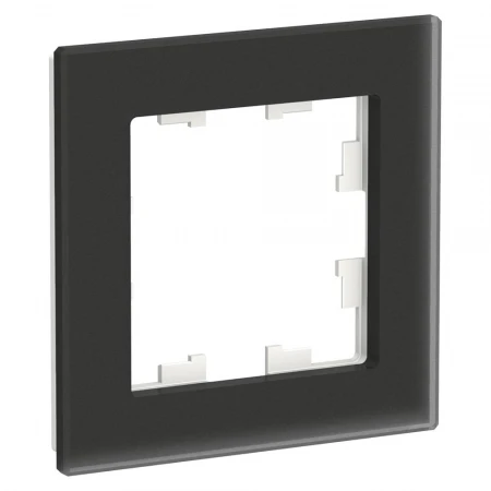 Рамка 1-постовая Systeme Electric AtlasDesign Nature черная ATN331001