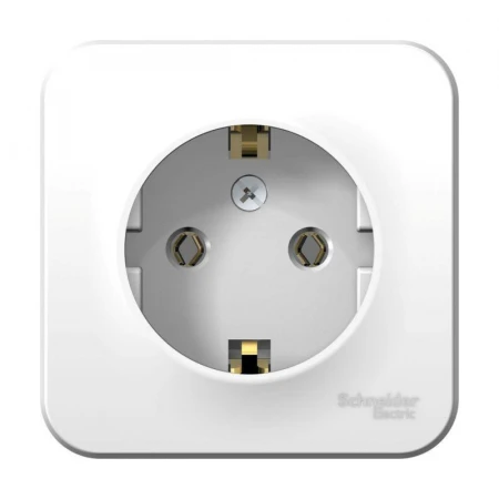 Розетка 2К+З Systeme Electric Blanca 16A 250V белая BLNRA010111