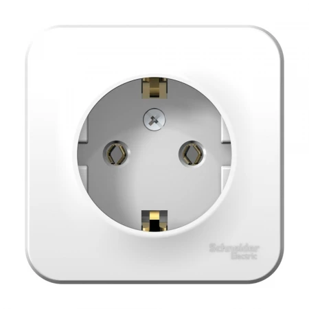 Розетка 2К+З Systeme Electric Blanca 16A 250V белая BLNRA010101