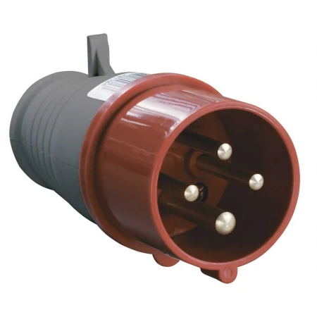 Вилка переносная ССИ-014 3Р+РЕ 16А 380-415В IP44 IEK PSR02-016-4