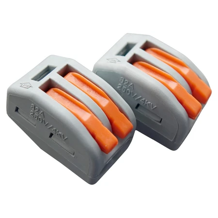 Коннектор General GTER1-02 клемма универсальная монтажная 2-проводная (50/2500)