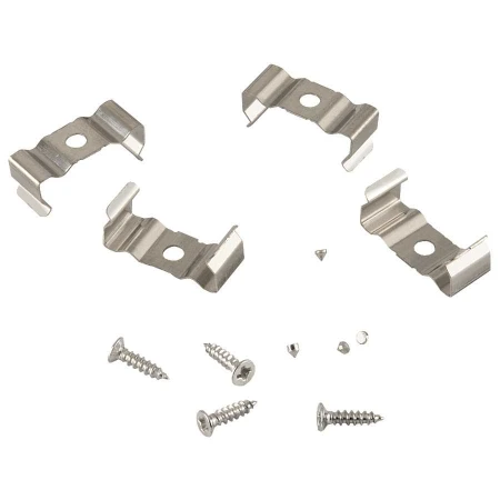 Скоба крепления General с шурупом для профиля GAL-10-24-С-IP20 10шт в уп.