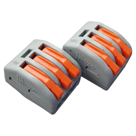 Коннектор General GTER2-03 клемма универсальная монтажная 3-проводная (50/2500)