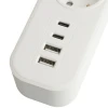 Сетевой фильтр 5-местный с/з STEKKER 3x1мм2, 3 м, 250В, 16А, 2 USB-A+2 Type-C 3, серия Nova, белый Сетевой фильтр 5-местный с/з STEKKER 3x1мм2, 3 м, 250В, 16А, 2 USB-A+2 Type-C 3, серия Nova, белый