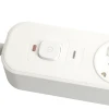 Сетевой фильтр 3-местный с/з STEKKER 3x1мм2, 1,8 м, 250В, 16А, 2 USB-A+2 Type-C, серия Nova, белый Сетевой фильтр 3-местный с/з STEKKER 3x1мм2, 1,8 м, 250В, 16А, 2 USB-A+2 Type-C, серия Nova, белый