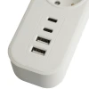 Сетевой фильтр 3-местный с/з STEKKER 3x1мм2, 1,8 м, 250В, 16А, 2 USB-A+2 Type-C, серия Nova, белый Сетевой фильтр 3-местный с/з STEKKER 3x1мм2, 1,8 м, 250В, 16А, 2 USB-A+2 Type-C, серия Nova, белый