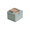LD580 PTFIX 6-06/25 Зажим блочный PT распред. на 6 точ,сеч 2,5 мм2,690V,41А, интегр.1 точка,серый