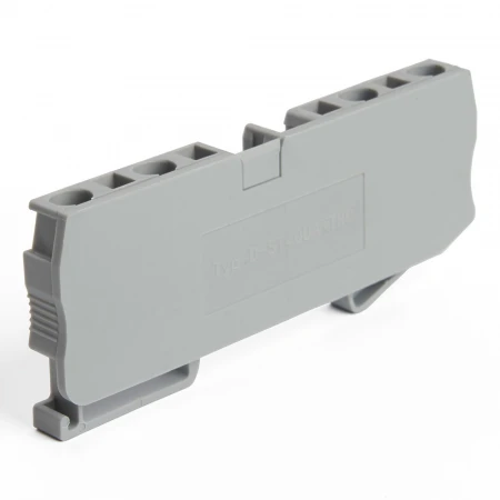 LD562-1-40 Торцевая заглушка для ЗНИ LD554 4 мм² (JXB ST 4), серый STEKKER