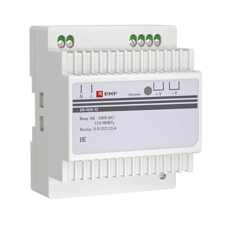 Блок питания 12В DR-45W-12 EKF PROxima dr-45w-12