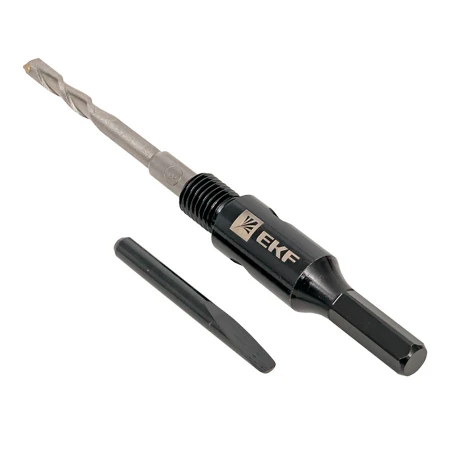 Адаптер Hex M16 с центровочным сверлом EKF Expert ad-hex