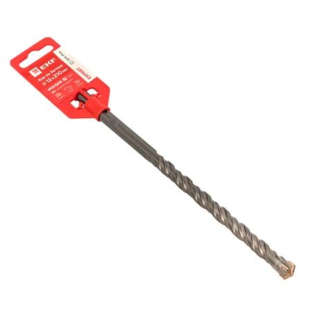 Бур по бетону SDS-plus 12х210 мм (4 резца)(4S спираль) EKF Expert db-12-210-4x4