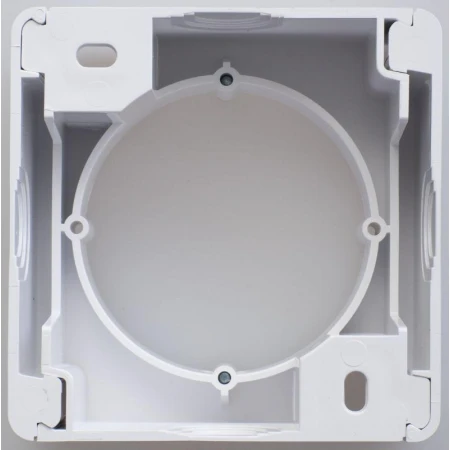Коробка для наружного монтажа Systeme Electric Glossa белая GSL000100