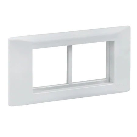 Рамка+суппорт 4 модуля (2 поста) для парапетного кабельного канала EKF C-Line sup-4-105-50