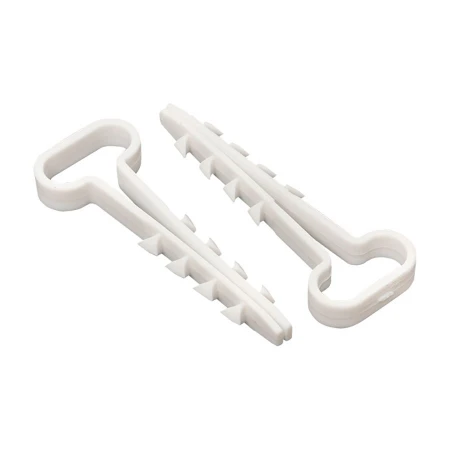 Дюбель-хомут (6х12 мм) для плоского кабеля белый (50 шт.) EKF PROxima plc-cd-6x12w