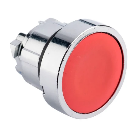 Исполнительный механизм кнопки XB4 красный плоский возвратный без фиксации, без подсветки EKF PROxima XB4BA-R