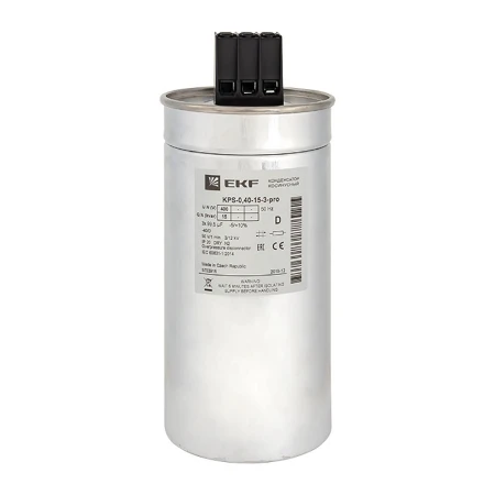 Конденсатор косинусный КПС-0,4-20-3 EKF PRO kps-0,4-20-3-pro