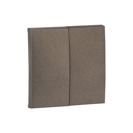 Валенсия лицевая панель выключателя 2-кл. 10А графит EKF PROxima ESV10-L-023-60