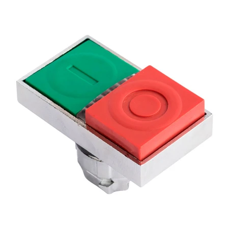 Исполнительный механизм кнопки XB4 "пуск-стоп" с выпирающим стопом возвратный без фиксации, с подсветкой EKF PROxima XB4BW84