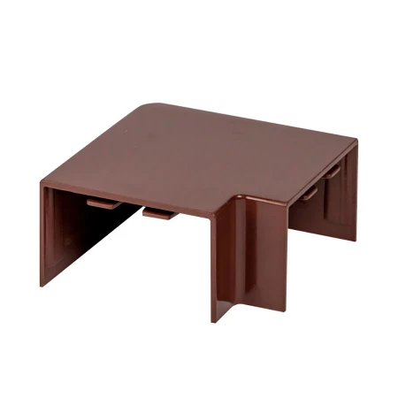 Поворот 90 гр. (40х25) (4 шт) темное дерево EKF-Plast abd-40-25x4