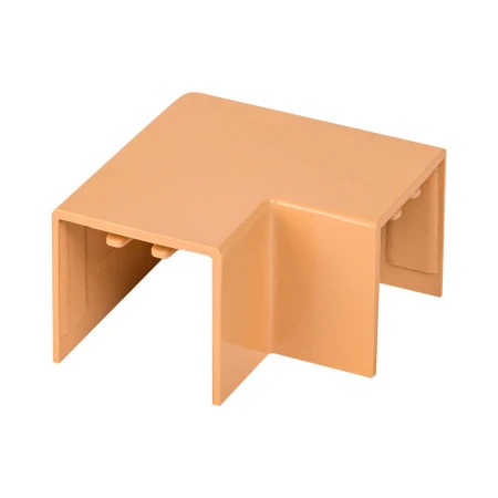 Поворот 90 гр. (25х25) (4 шт) светлое дерево EKF-Plast abl-25-25x4