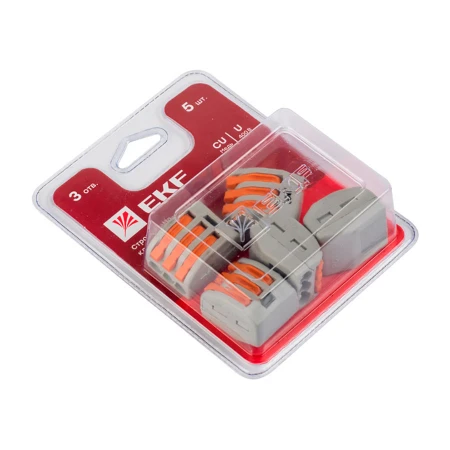 Клемма СМК 222-413 блистер (5шт) plc-smk-413b