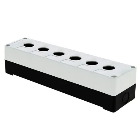 Корпус КП106 пластиковый 6 кнопок белый EKF PROxima cpb-106-w