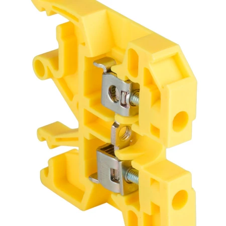 Колодка клеммная JXB-2.5/35 желтая EKF PROxima plc-jxb-2.5/35y
