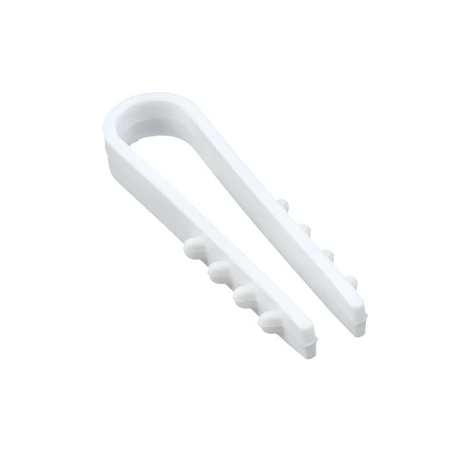 Дюбель-хомут для круглого кабеля (5-10мм) белый (50шт.) EKF PROxima plc-ncs50-5x10w