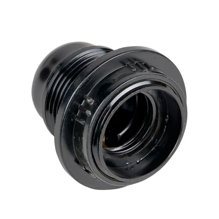 Патрон карболитовый с кольцом Е27 черн. EKF PROxima LHC-E27-r-s