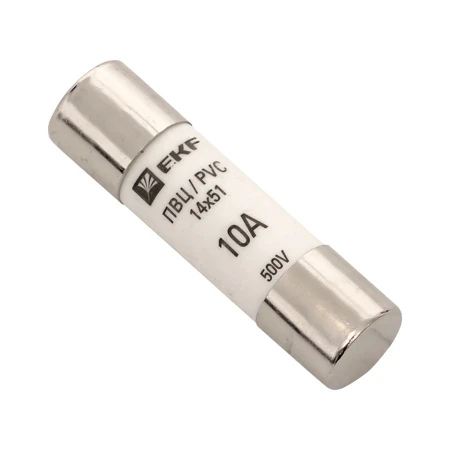 Плавкая вставка цилиндрическая ПВЦ (14х51) 10А EKF PROxima pvc-14x51-10