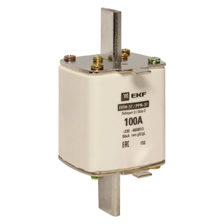 Плавкая вставка ППН-37 400/100А габарит 2 EKF PROxima fus-37/400/100
