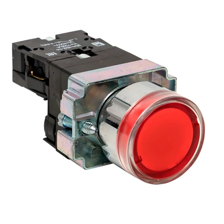Кнопка BA42 с подстветкой 24В красная NC EKF PROxima xb2-bw42-24