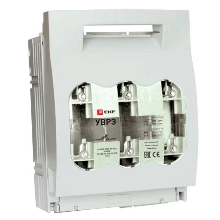 Выключатель-разъединитель УВРЭ 160А откидного типа под предохранители ППН (габ.00) EKF PROxima uvre-160