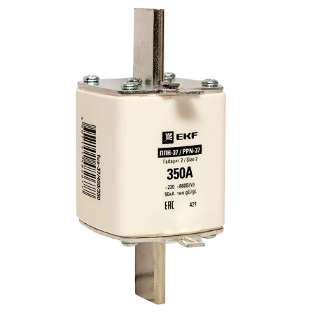 Плавкая вставка ППН-37 400/350А габарит 2 EKF PROxima fus-37/400/350