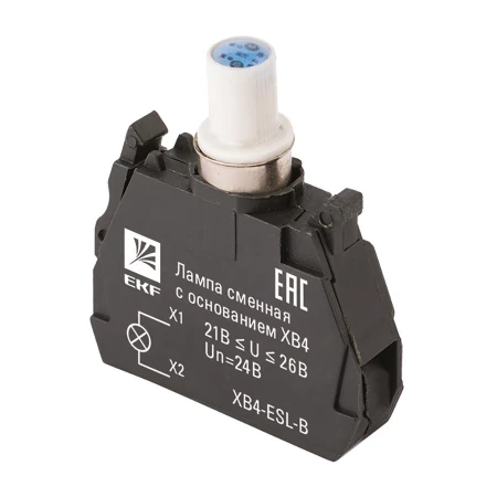 Лампа сменная c основанием XB4 синяя 24В EKF PROxima XB4-ESL-B