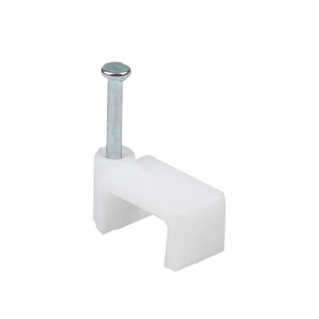 Скоба крепежная квадратная (плоская) (10мм.) (50шт.) EKF PROxima plcn-ss-10