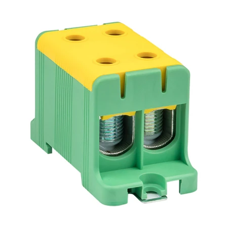 Клемма силовая вводная двойная КСВ 16-95 желто-зеленая EKF PROxima plc-kvs2-16-95-y-green