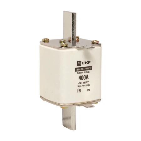 Плавкая вставка ППН-37 400/400А габарит 2 EKF PROxima fus-37/400