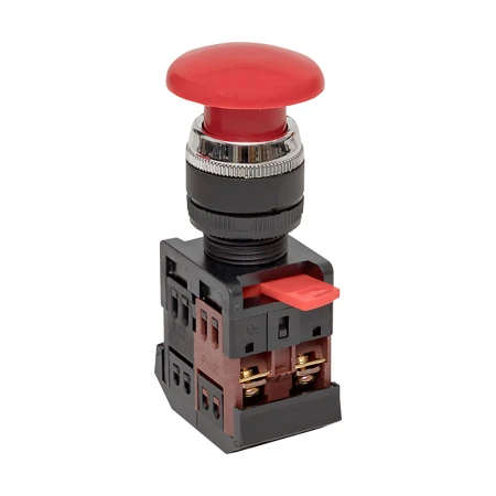 Кнопка AEA-22 красная NO+NC Грибок EKF PROxima pbn-aea-r
