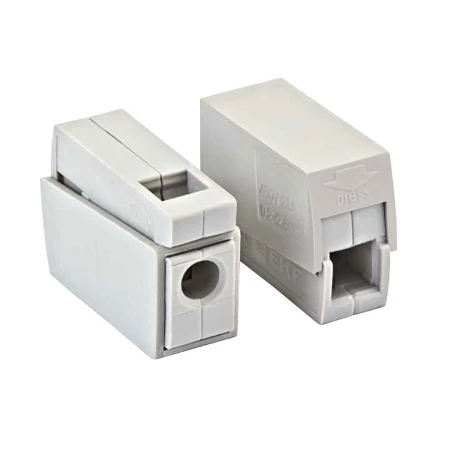 Строительно-монтажная клемма СМК 224-111 проходная на 1 проводник 1,0-2,5мм2 (100шт.) EKF PROxima plc-smk-111